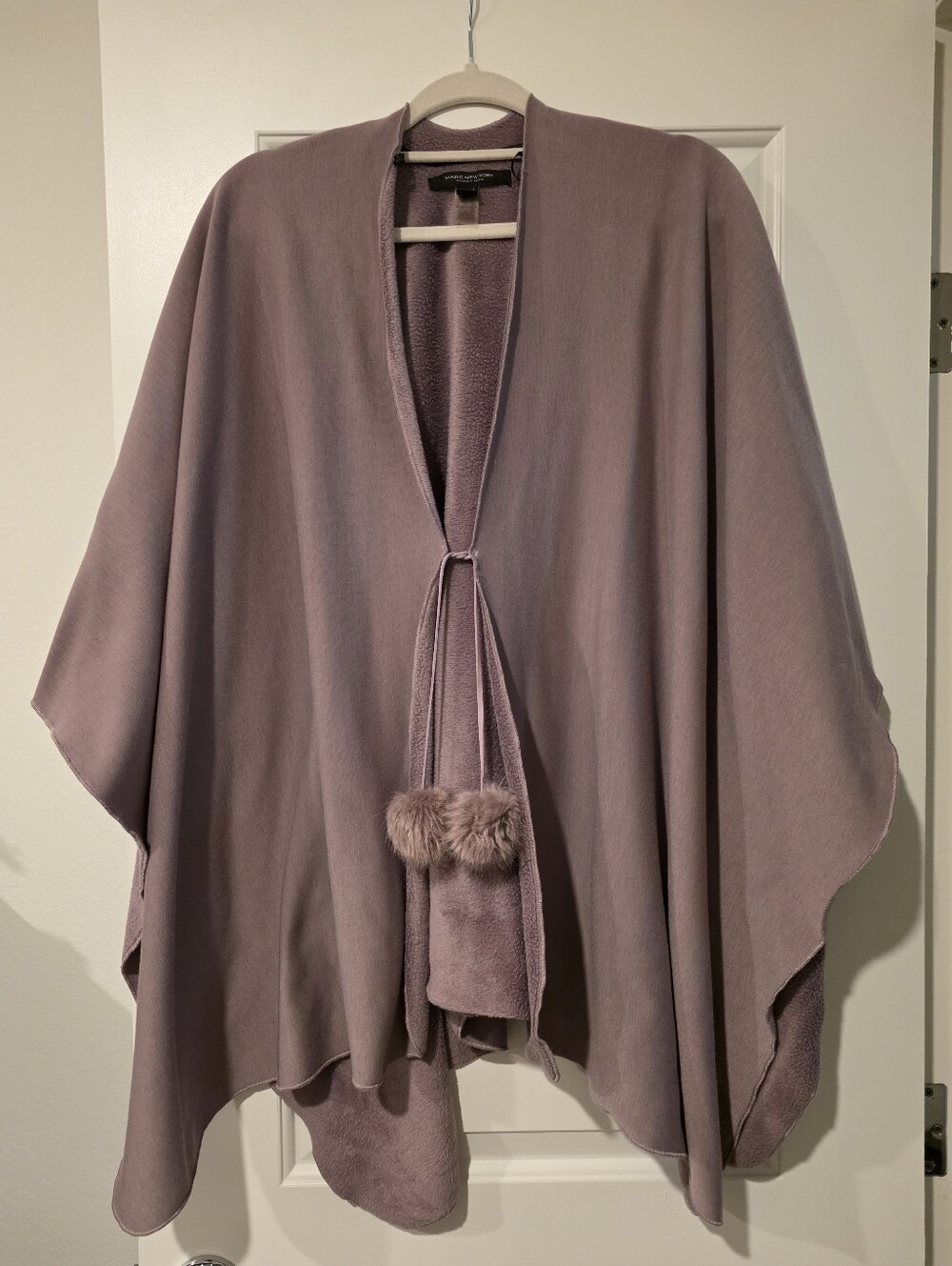 Marc New York Purple Poncho one size